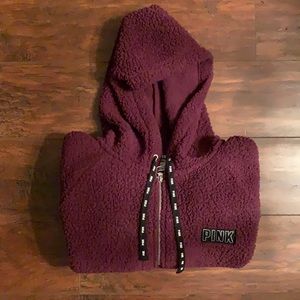 VS Pink Sherpa Hoodie